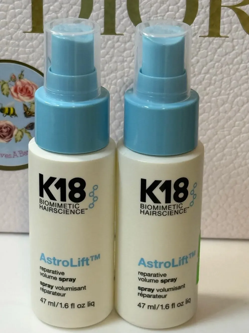 K18 Biomimetic HairScience AstroLift Repairative Volume Spray BUNDLE of TWO -NEW
